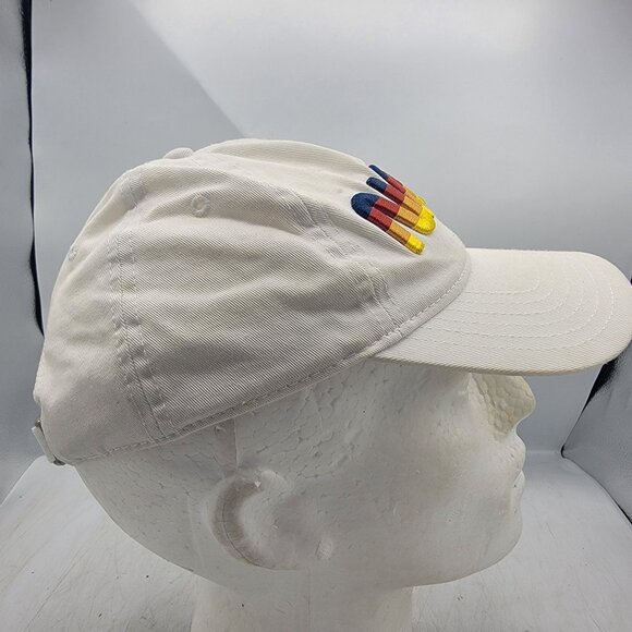 NASA Embroidered Logo White Hat Cap By Mad Engine Casual Lightweight Adjustable - Picture 4 of 9